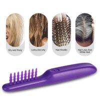 Electric Comb Exquisite Anti-slip Multifunction ABS Vibrating Detangling Brush effectively Smooth Out Hair for Women