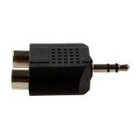 3.5mm Stereo Plug To Dual RCA Jack Adapter