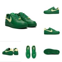 Hot Sale Original✅ ΝΙΚΕ AMBUSH- x A F 1 Low "Pine Green And Citron" Classic Fashion Comfortable Casual Sports Sneakers Men and Women Skateboard Shoes {Free Shipping}