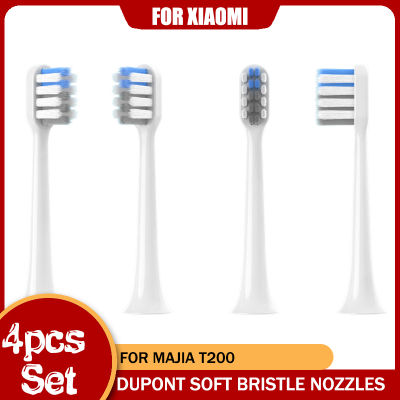 46ชิ้นหัวแปรงสีฟันสำหรับ XIAOMI MIJIA T200นุ่มดูปองท์แปรงลึกทำความสะอาดแปรงสีฟันไฟฟ้าหัวฉีด