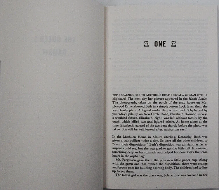 The Queen & #39; S gambit rear wing abandons soldiers high score American  drama English original novel Walter Tevis best-selling novel sent to the  original audio