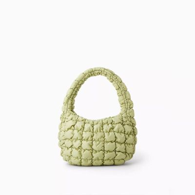 ♂ COS womens quilted shoulder bag mini cloud bag 2023 new fashion underarm dumpling pleated handbag