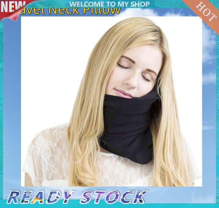 travel-neck-pillow-airplane-resting-nap-pillow-ultra-soft-neck-support-travel-pillow-phone-holder