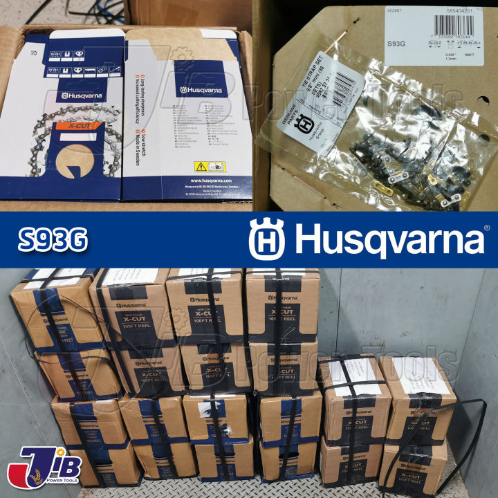 โซ่เลื่อยยนต์-husqvarna-x-cut-s93g-ใส่บาร์-24-นิ้ว-25-นิ้ว-30-นิ้ว-33-นิ้ว-36-นิ้ว-3-8p-เล็ก-โซ่ซอย-โซ่ตัด-แท้-100-made-in-sweden