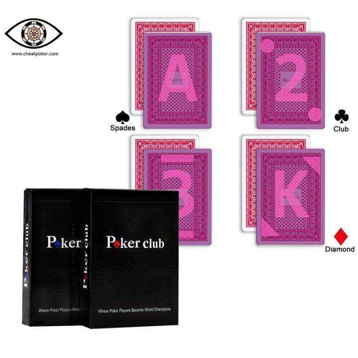 Marked S For UV Anti Cheating Club Magic Mark Card Deck Plastic ...