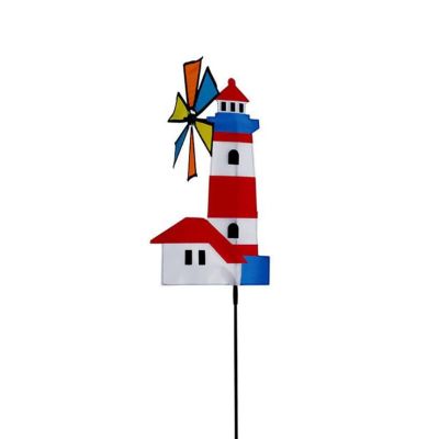 ✅【100% Ready Stock】3D House Windmill Wind Spinner Whirligig Pinwheel Yard Garden Decor Outdoor Classical Kids Toys