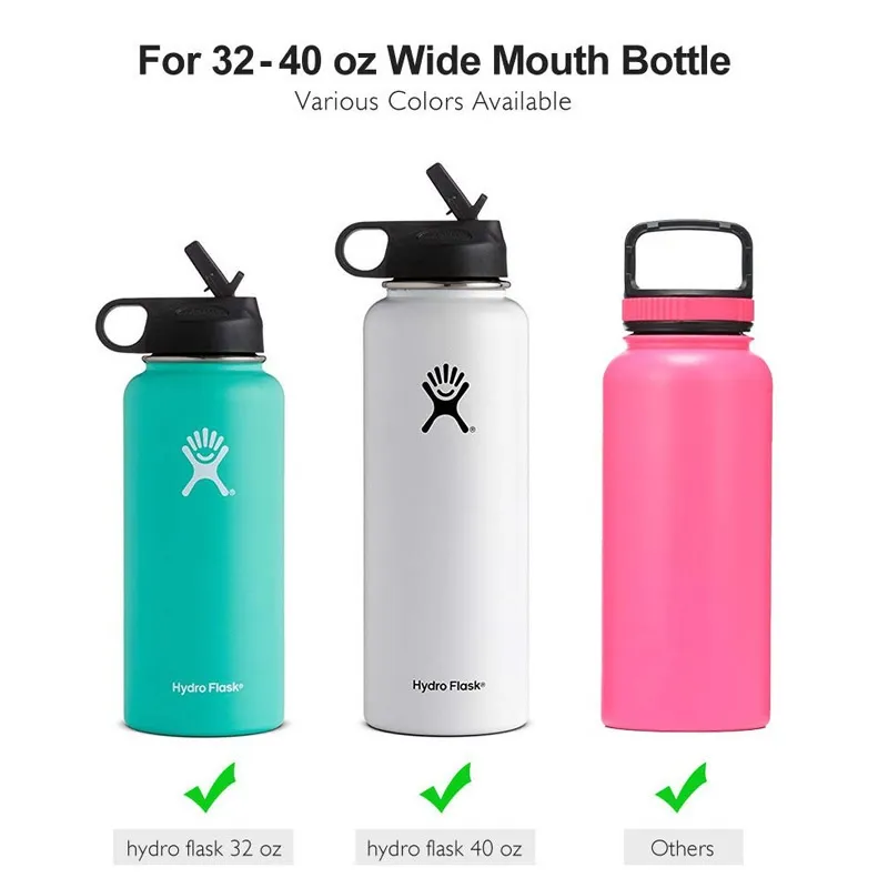Silicone Boot for Hydro Flask 32 40 oz Water Bottle BPA Free Anti-Slip  Bottom Sleeve Cover for Stanley 40oz Tumbler with Handle