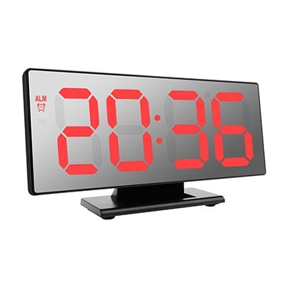 【Worth-Buy】 Deskalarm นาฬิกา Jam Tangan Elektronik จอแสดงอุณหภูมิโต๊ะมัลติฟังก์ชั่น Snooze Night จำนวนมาก Despertador