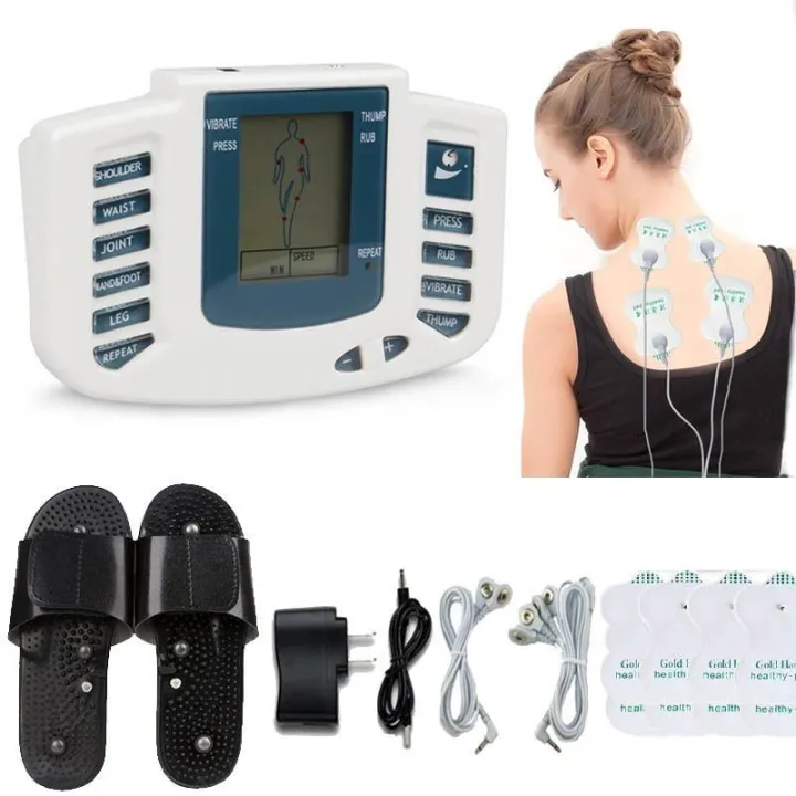 Electrical Stimulator Full Body Relax Muscle Therapy Massager Pulse ...