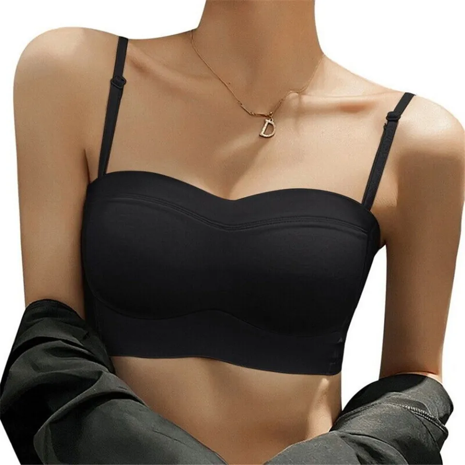 COD】Women Invisible Push Up Bra Bralette Strapless Underwear Sexy Soft  Lingerie Tops