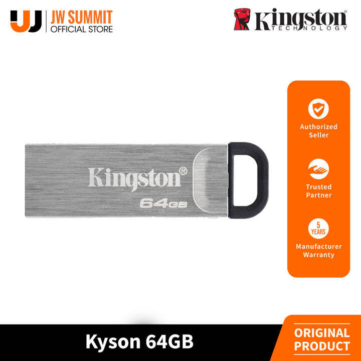 Kingston DataTraveler Kyson 64GB USB 3.2 Flash Drive (DTKN/64GB ...