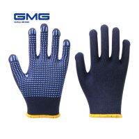 【ขายร้อน】 XueHua❉ GMG PVC ถุงมือทำงาน Safety Garden Mechanic Protective Auto Assemby สีพิมพ์ Good Grip ผู้หญิงผู้ชายถุงมือ Breathable