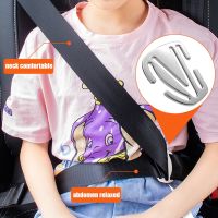 Safety Seat Belt Adjuster Shoulder Guard Buckle Kids Safety Seat Belt Cover Anti-Neck Belt Positioner Stopper Car Accessories Seat Covers