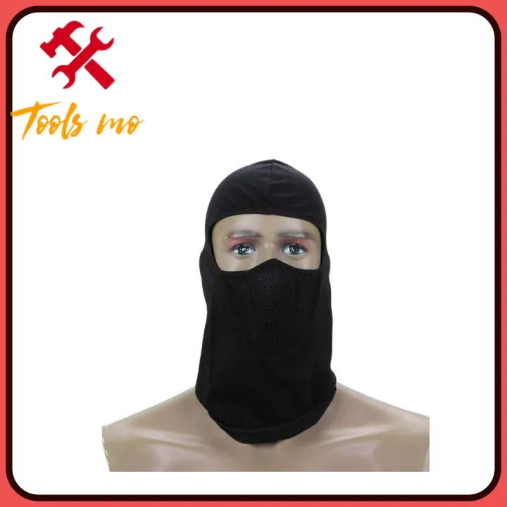 Motorcycle Full Face Mask for All Riders(BLACK) Lazada PH