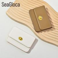 ■◐✐ ganzha3965 Seagloca ใหม่ กระเป๋าใส่บัตร น้ําหนักเบา สไตล์วินเทจ แฟชั่นสําหรับผู้หญิง No.1554