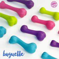 Smore and Co ของเล่นสุนัข Baguette ของเล่นทรงกระดูก [Rubber Dog Toys]