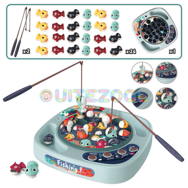 childrens-toys-magnetic-fishing-goods-music-electric-circulation-fishing-duck-fishing-platform-water-play-game-baby-toy