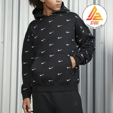 nike logo all over sweatshirt