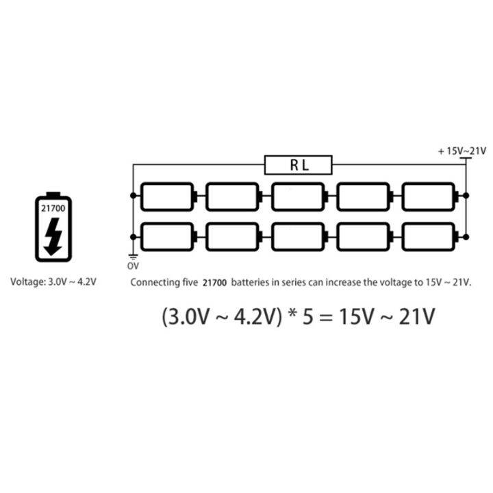 suitable-for-dewalt-dcb200-20v10-core-21700-electric-core-power-tool-plastic-shell-protection-board