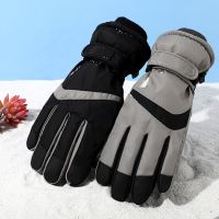 【LZ】✔  Ajustável algodão masculino feminino luvas inverno ao ar livre à prova de vento humanidade luva de esqui equitação manter quente escalada ao ar livre unisex mitten