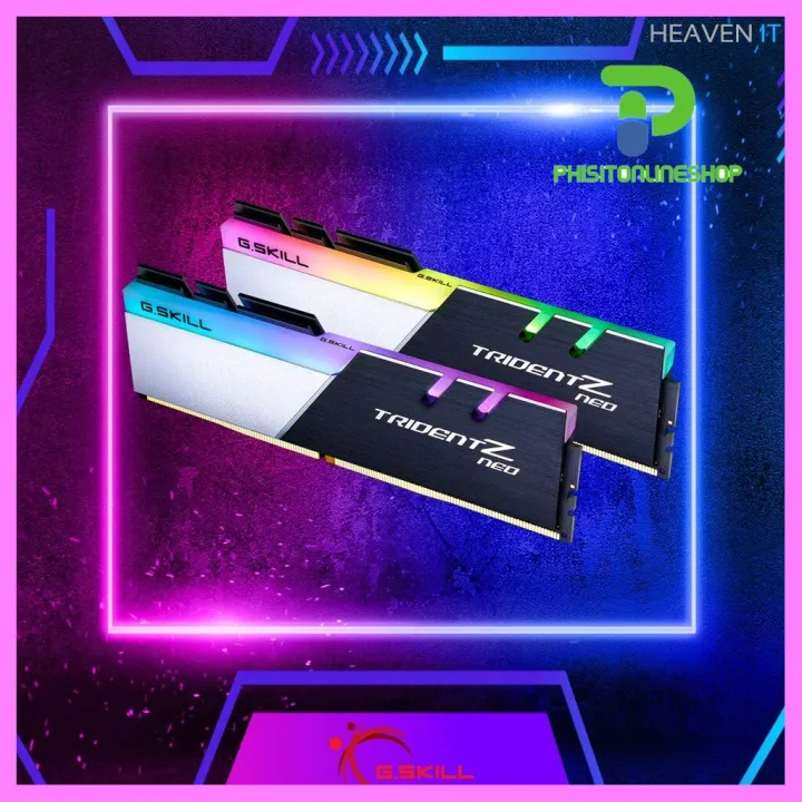 ด่วน ของมีจำนวนจำกัด G.SKILL TRIDENT Z NEO 16GB (8GBx2) DDR4/3200 RAM ...