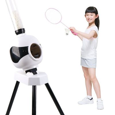Automatic Badminton Service Machine Robot Adult Kid Gift Portable Outdoor Indoor Beginner Ball Pitching Practice Trainer Device
