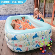 Bể Bơi Doctor Dolphin siêu dày bơm hơi Tròn và Chữ Nhật thumbnail