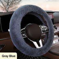 【hot】♗◕☏  Warm Wool Car Steering Covers Woolen Interior Accessories