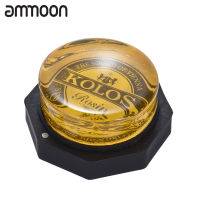 [ammoon]High-Class Low Dust Yellow Rosin Colophony Transparent Rounded for Bowed String Musical Instrument Violin Viola Cello Erhu