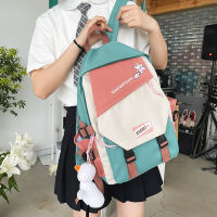 กระเป๋าเป้สะพายหลัง กระเป๋านักเรียน จุของได้เยอะ สไตล์เกาหลี และญี่ปุ่น สําหรับผู้หญิง กระเป๋าเป้ กระเป๋าสะพายหลัง  Laptop Backpack #11627