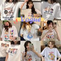 SG เสื้อผ้าผู้หญิง  เสื้อผ้าผู้หญิงสวยๆ Vogueพร้อมส่งสื้อยืดแขนสั้นลายการ์ตูนsnow whiteน่ารักมาก(DX-Prin)​  07 เสื้อผ้าผู้หญิงเท่ๆ เสื้อแฟชั่นผู้หญิง