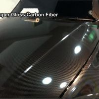 สติ๊กเกอร์เคฟล่า  4D    Carbon เกรดติดรถ ทนทาน เหมือนคาร์บอนเคฟล่าแท้ เคฟล่ารุ้ง Laser Carbon Fiber Black Silver 6321