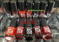 สีทาเล็บ​พีเมี่ยม​​ NAIL​ COLOR​ มี12ขวด(แดงเข้ม)