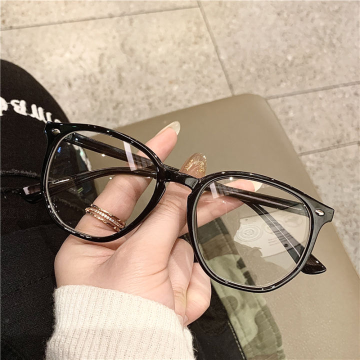 anti-blue-light-กรอบแว่นตาแว่นตา-ins-แฟชั่นเกาหลี-retro-ladies