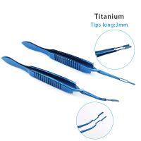 Ophthalmic Straight/Angled Akahoshi Prechopper Forceps Titanium Instrument Ophthalmic Autoclavable