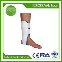 Komzer Ankle Brace Full Gel Pad Stirrup Ankle Splint Stabilizer Support for Sprains Tendonitis Injury Protection Arthritis Pain