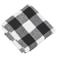 Checkered Tablecloth Cotton Fashion Design, Suitable for Family Dinner Christmas Birthday Party Table Home Decoration