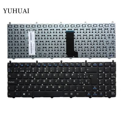 New Spanish Keyboard FOR HASEE DNS Clevo K610C K650D k590C K570N SP laptop keyboard without frame