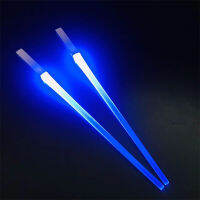 MUXI ไฟขึ้น Lightsaber ตะเกียบส่องสว่างตะเกียบคืนบนโต๊ะอาหารตะเกียบ