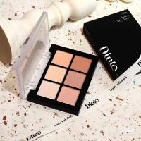 Wen Jiaying same Korean Dinto six-color eye shadow palette ins matte pearlescent brightening smudge natural niche