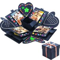 Caja De Explosión De Amor De Fiesta Sorpresa,Regalo Para Aniversario,Álbum De Recortes,Álbum De Fotos DIY,Cumpleaños,Navidad