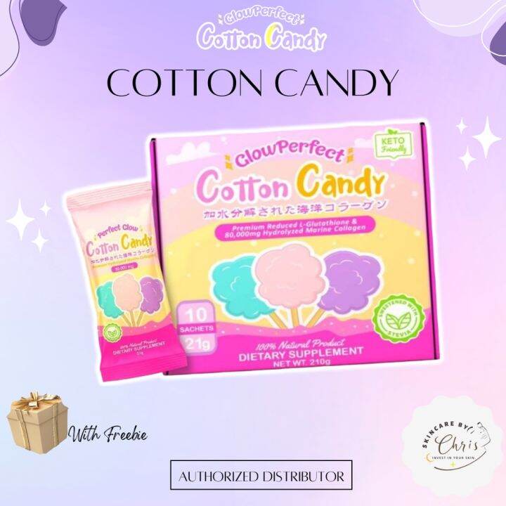 Glow Perfect Cotton Candy Collagen Drink skincarebychris♫ Lazada PH