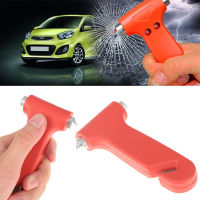 2 in 1 Car Emergency Safety Escape Hammer Glass Window Breaker Seat Belt Cutter Life-Saving Escape Car Emergency Tool