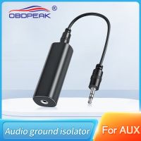 Speaker Line 3.5mm Aux Audio Noise Filter Ground Loop Noise Isolator Eliminate for Car Stereo Audio System For OBDPEAK Cables Converters