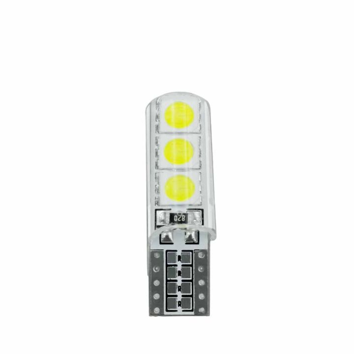 ไฟหรี่-led-t10-silicone-6-smd5050-เลือกสีก่อนสั่ง-2-หลอด-ราคาต่อคู้