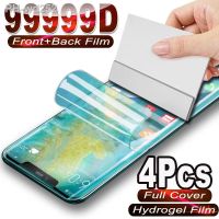 4PCS Hydrogel Film For Huawei Honor 70 80 60 50 Pro 20 Pro SE Mate P30 Pro Screen Protector For Honor X8 X9 9X 9C Magic 4 Pro