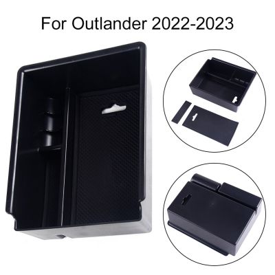 ถาดใส่กล่องเก็บของตรงกลางคอนโซลกลางสำหรับ Outlander 2019 + อุปกรณ์ถาดใส่ของคอนโซลกลาง