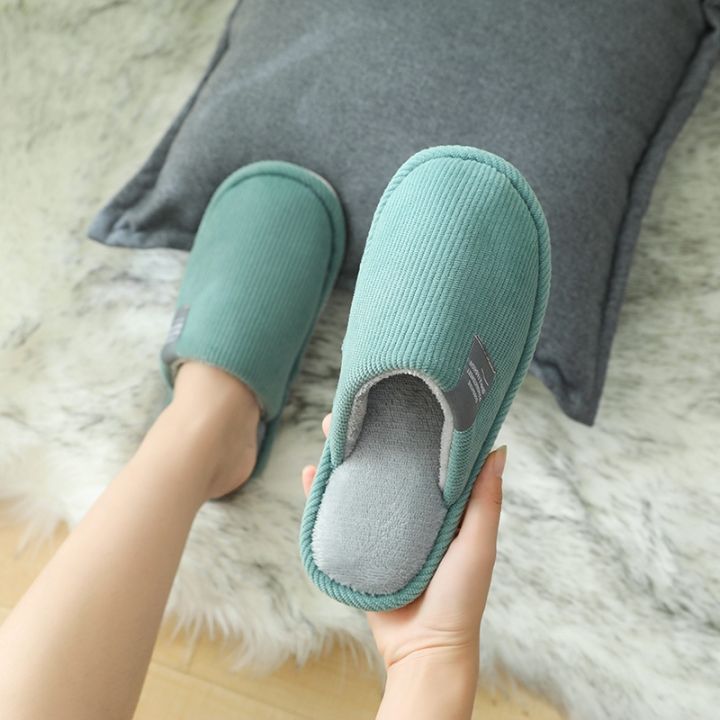 a-so-cute-ยุติธรรม-คลังสินค้าพร้อม-unisex-ผ้าฝ้ายใหม่ฤดูใบไม้ร่วงและฤดูหนาว2023รองเท้าใส่ในบ้านรองเท้าผู้หญิงกันลื่นที่พื้นหนาอุ่น