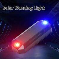 【LZ】✶✉☇  Car LED Solar Powered Mini Warning Light Simulated Alarm Security Light for Vehicle Van Tail Light Anti-rear Strobe Caution Lamp