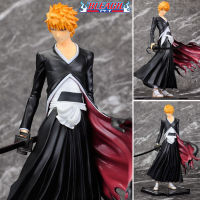 Figure ฟิกเกอร์ จากการ์ตูนเรื่อง Bleach บลีช บีท เทพมรณะ Kurosaki Ichigo คุโรซากิ อิจิโกะ ชุดกิโมโน สูง 25 cm Ver Anime ของสะสมหายาก อนิเมะ การ์ตูน มังงะ คอลเลกชัน ของขวัญ Gift จากการ์ตูนดังญี่ปุ่น New Collection Doll ตุ๊กตา manga Model โมเดล